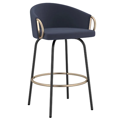 Set of 2 Contemporary Counter Stool