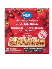 Great Value Strawberry and Yogurt Protein Bars