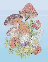 DIAMOND DOTZ® Garden Gnome Special Edition Diamond Painting Kit, Design Size: 9 x 12 inches