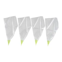 GoodCook Everyday Oodle Tips 4 count Disposable Cake Decorating 12” Long Bags with Pre-attached Star Tips, GC OODLE TIP DEC BAGS, STAR (4CT)