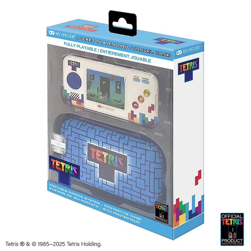 Tetris Pocket Player Pro + Travel Case