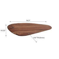 Planche De Service Triangulaire Incurvée En Bois D'Acacia