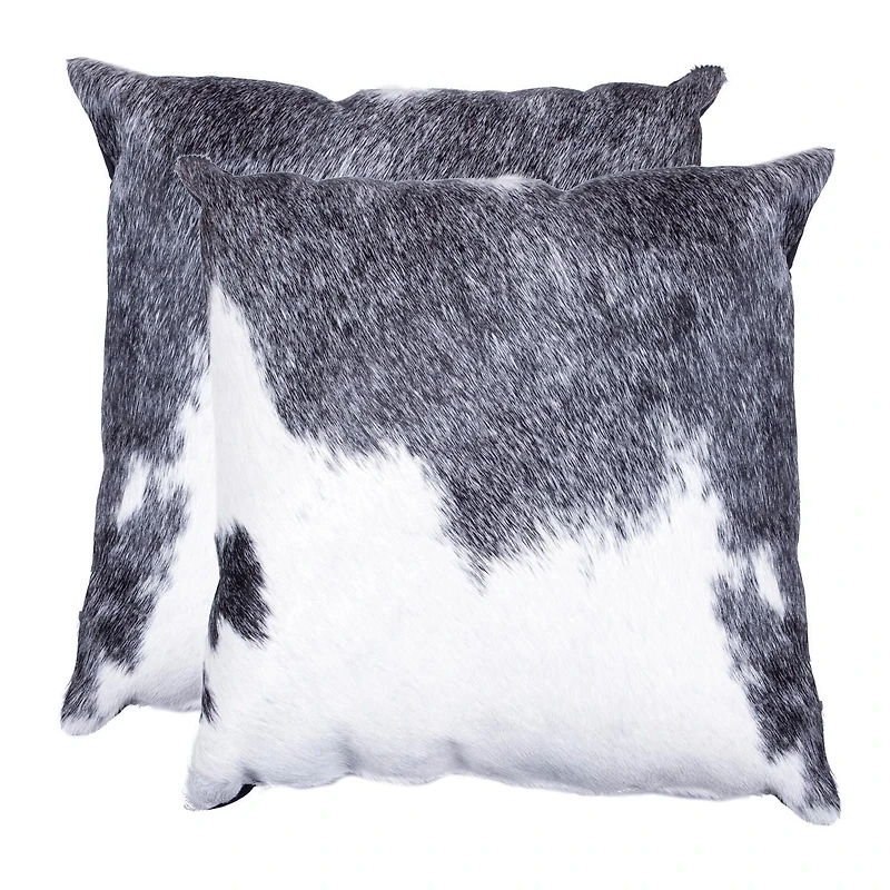 TORINO KOBE COWHIDE PILLOW 18"X18" 2-PACK