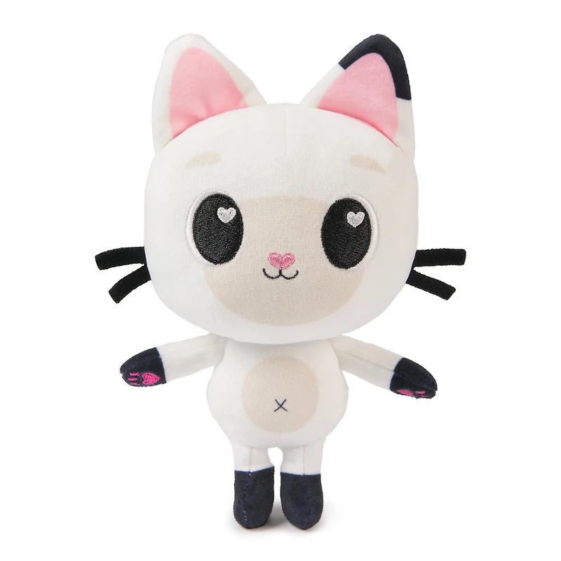 Gabby's Dollhouse: The Movie, Peluche Pandy Paws officielle, chat en peluche, jouets souples pour les enfants à partir d'un an, blanche, 20,3 cm