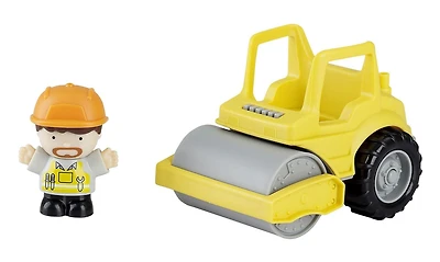 Mini camion à rouleau et son conducteur en cavale