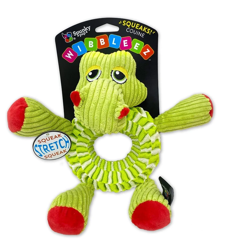 Wibbleez Dog Toy– Squeak, Crinkle, Fun!