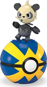 MEGA Pokémon Pancham Building Toy Kit, Poseable Action Figure (26 Pieces) for Kids