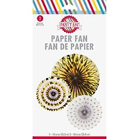 Fan 3 Ct Gold Asst Sz