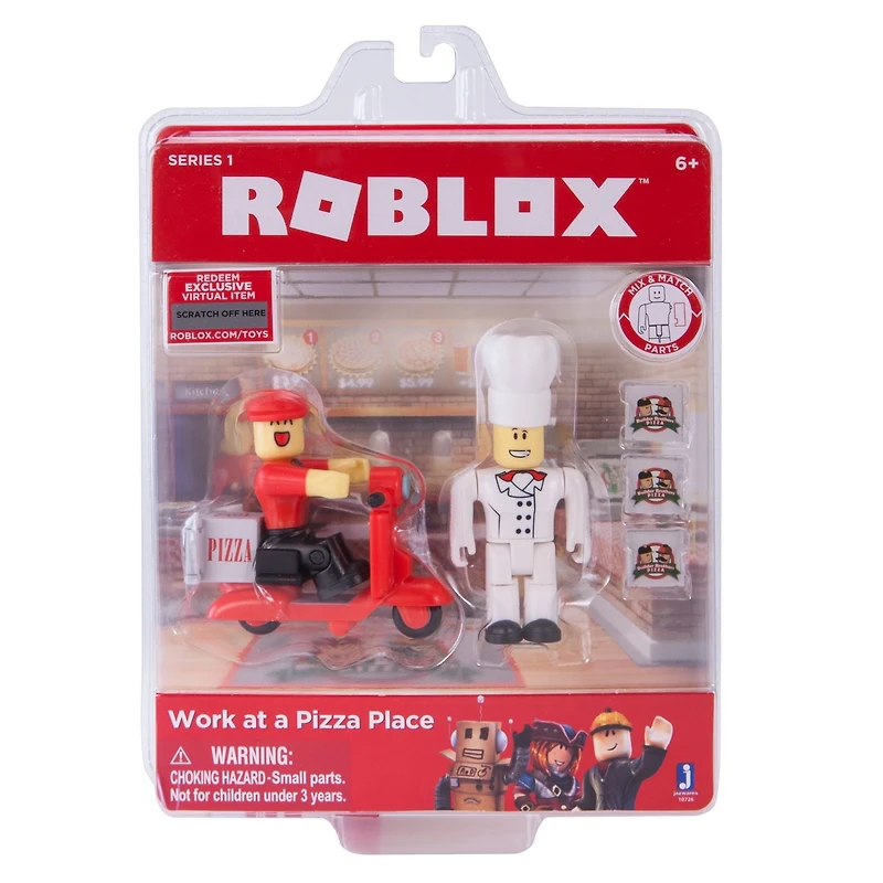 Roblox Builder Brothers Pizza Action Figures