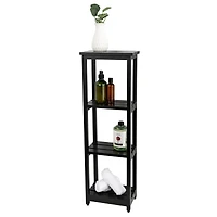 Era Atkin Four Tier Spa Tower, Black 10.24x31.61in, Spa Tower