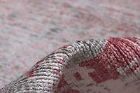 ECARPETGALLERY 5'0" x 8'2"  Casual Jules Oushak Hand-knotted Area Rug for Living Room, Dining Room and Bedroom in Grey