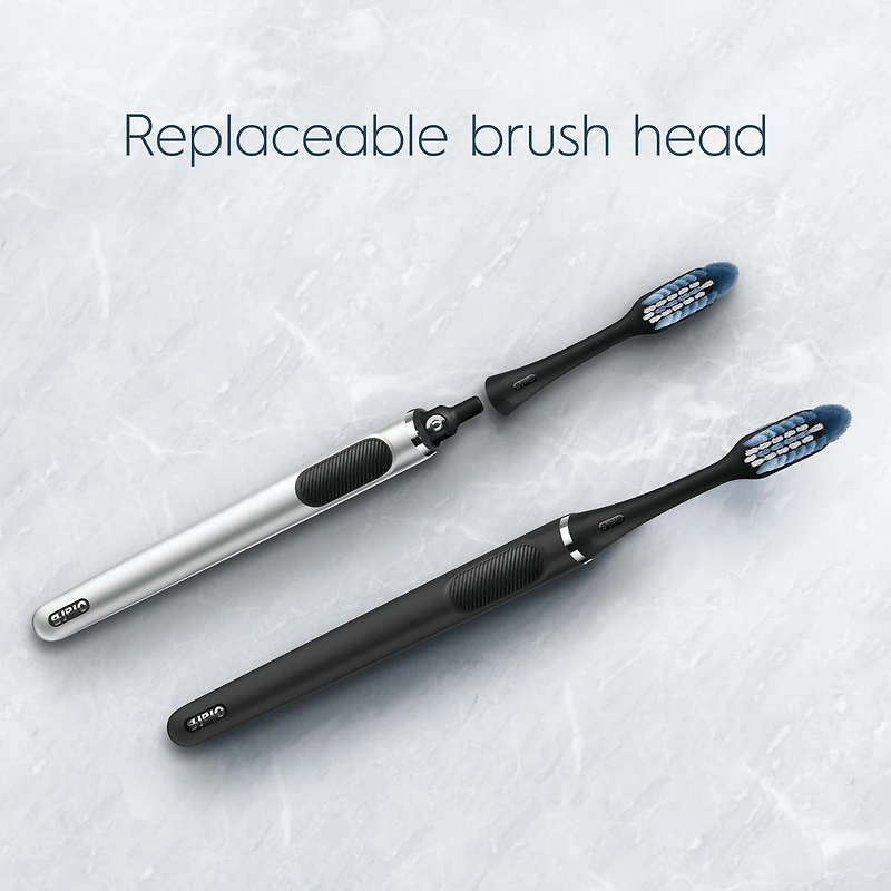Brossettes de rechange pour brosse à dents Oral-B Clic, Nettoyage optimal, noir