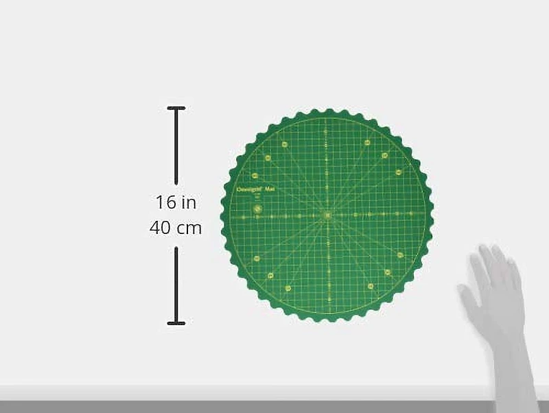 Omnigrid 360 Rotating Self-Healing Cutting Mat, 14"