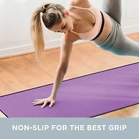 PurAthletics Exercise & Pilates 3/8" Mat with Trim