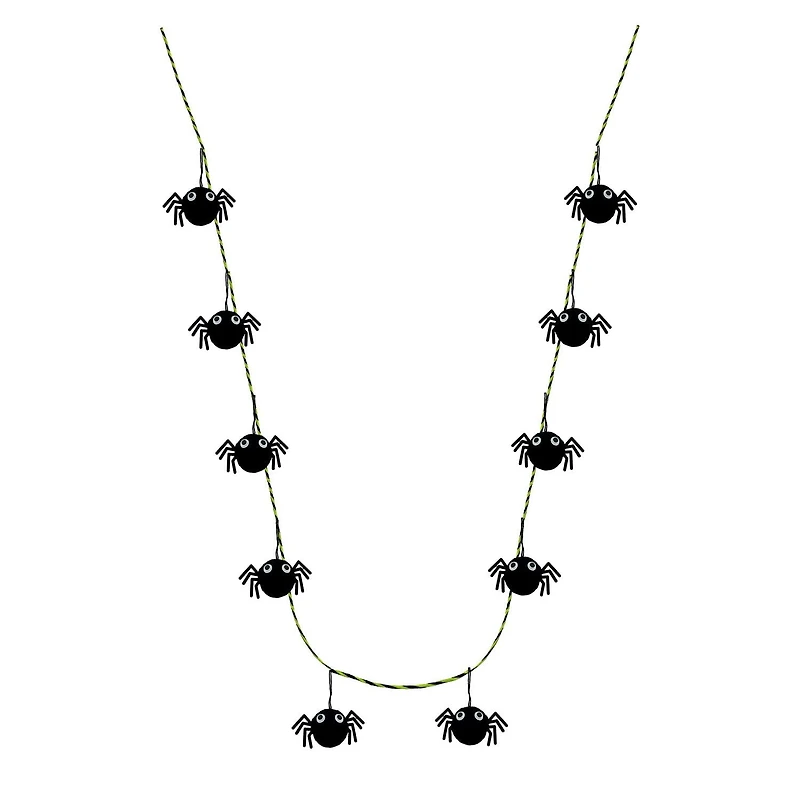 GUIRLANDE DE 10 MCX EN PAPIER ET TISSU