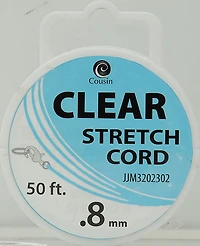 Fil 0,8 mm élastique transparent de Cousin,15,2 m