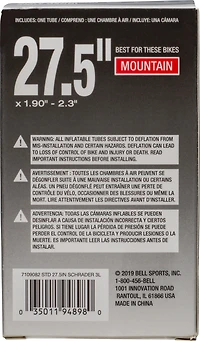 Bell Sports 27.5" Bike Tire Tube