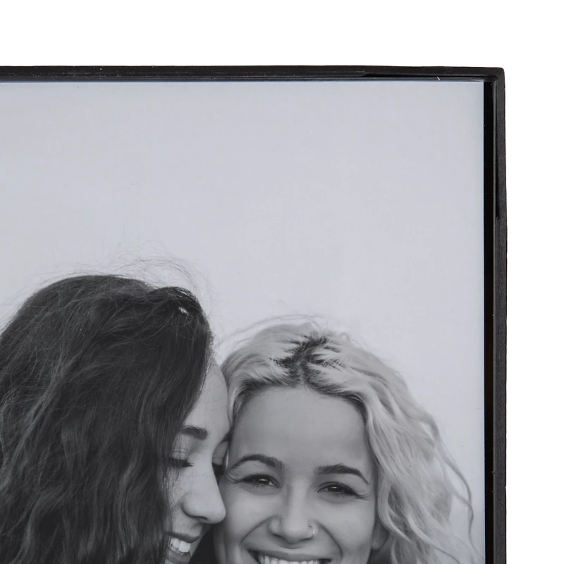 Slimline 4x6 2pk Black Tabletop Picture Frame Set