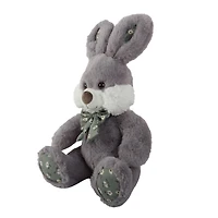 La façon de célébrer Pâques 10 "lapin en peluche lapin gris