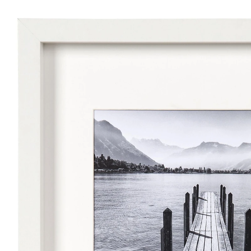 Cadre photo blanc MacIntyre 28x36 cm à 20.32x25.4 cm