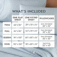 Better Homes & Gardens 4-Piece 300 Thread Count Suzani Blue Water Cotton Sateen Bed Sheet Set, King, 300 TC Cotton Sateen Sheet Set