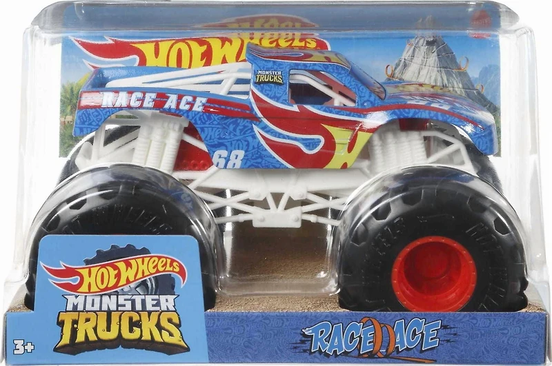 Métal Moulés sous pression Podium Crash Monster Trucks Hot Wheels à l’échelle 1:24