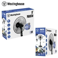 Westinghouse 16" Pedestal Fan (Gray)