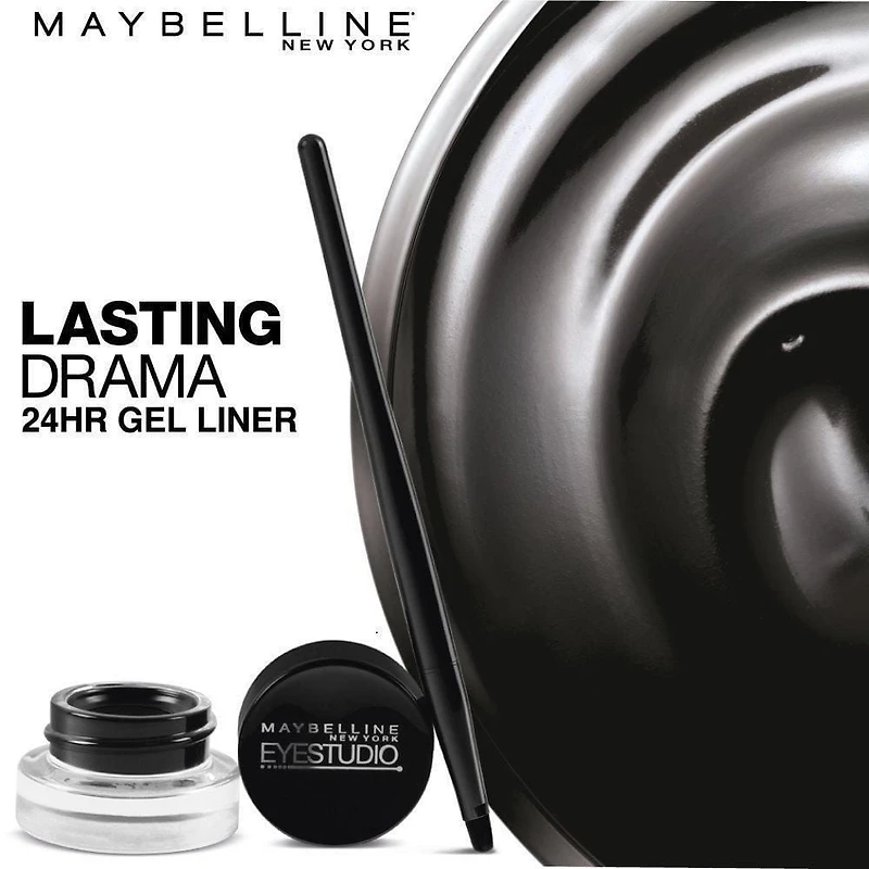 Maybelline New York Eyestudio® Lasting Drama®, Gel Eye Liner, 3.5 GR