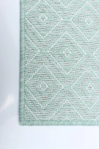 ECARPET Outdoor Area Rug for Patio, Deck, Backyard, Camping, Water Proof Carpet, Veranda Diamond Collection