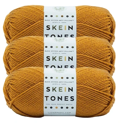 Lion Brand Basic Stitch® Anti Pilling™ Yarn #4 Medium/Worsted Acrylic yarn, 100g/ 170m, 3-CT