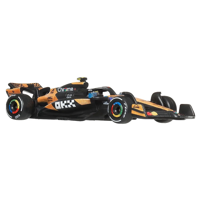 Hot Wheels 1:64 Scale Premium Die-Cast Formula 1 Collectible Toy Race Car, McLaren Formula 1 Team - Driver 2
