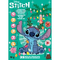 Stitch, Calendrier de Noël et du Nouvel An, 32 jours de chocolat au lait 50 g
