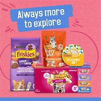 Friskies en Lanières Dîner de Poulet et Saumon Nourriture pour Chats 156g