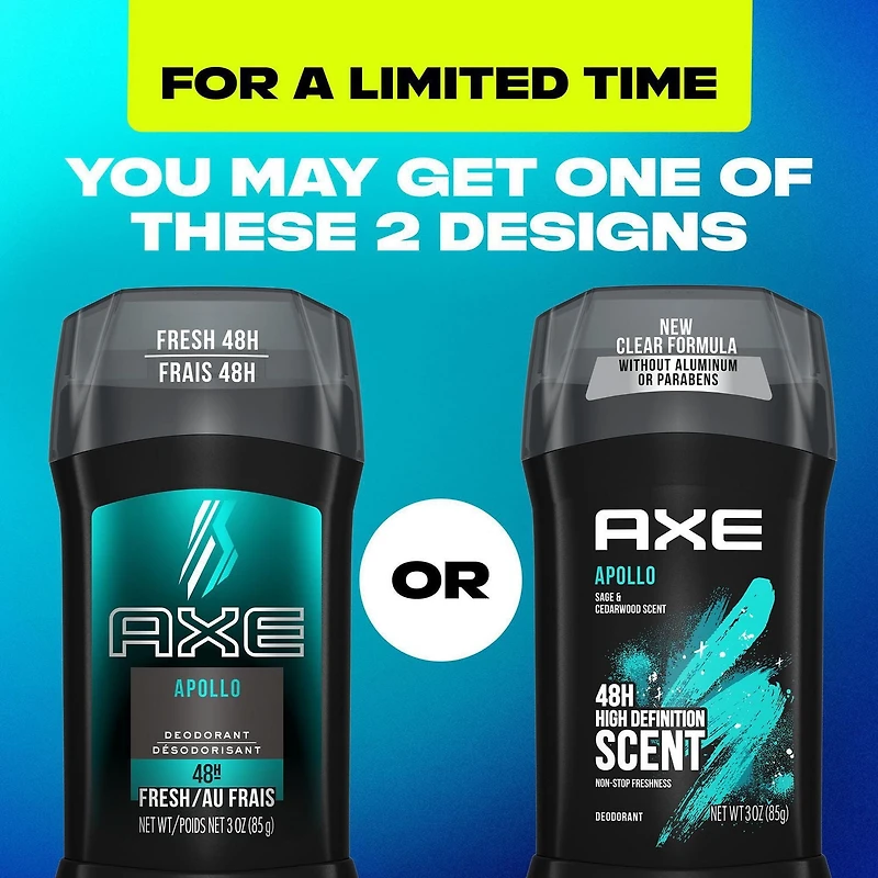 Axe Apollo Deodorant Value Pack