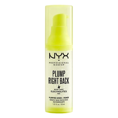 NYX Professional Makeup Plump Right Back Primer + Serum, Smooths & Plumps Skin