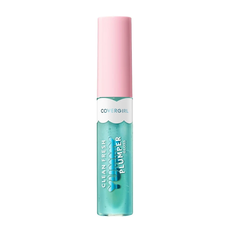 Clean Fresh Yummy Gloss, Brillant repulpant, Brillant à lèvres, Végétalien, Repulpant et volumateur, Facile à appliquer, Saveur menthe Brillant à lèvres repulpant
