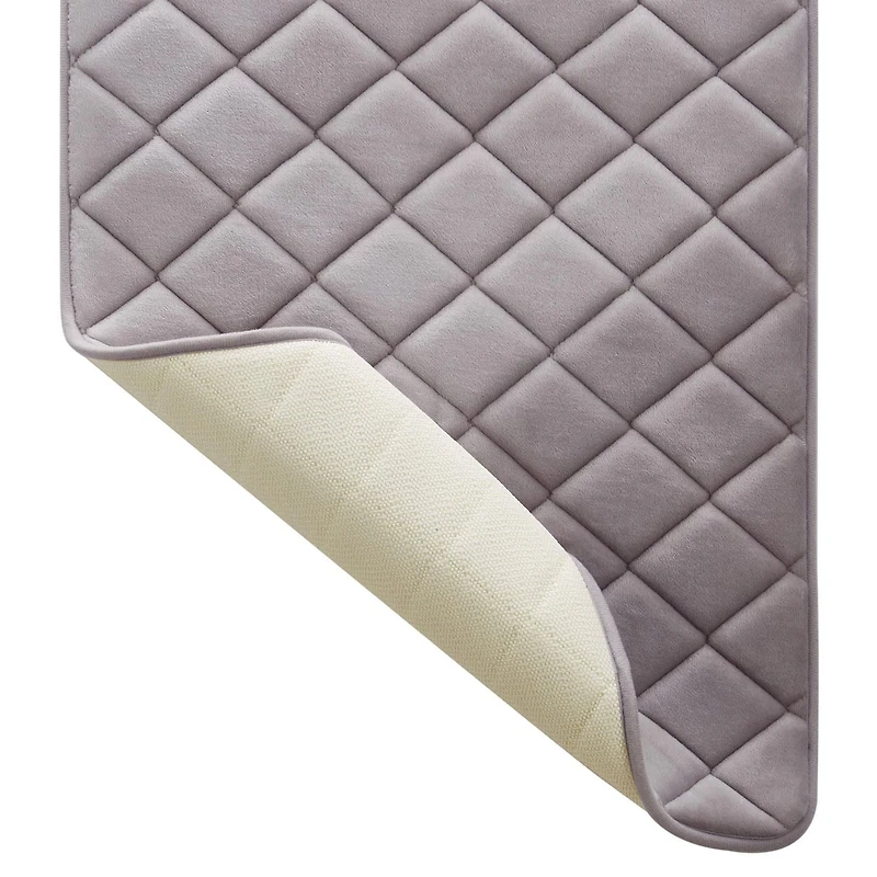 Mainstays Memory Foam Bath Mat Set, 3-piece set