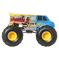 Hot Wheels Monster Trucks Camion surdimensionné Échelle1:24, Demo Delivery