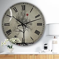Designart 'Inevitable' Large Cottage Wall Clock