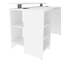 Bestar Electra 48W Gaming Desk in white