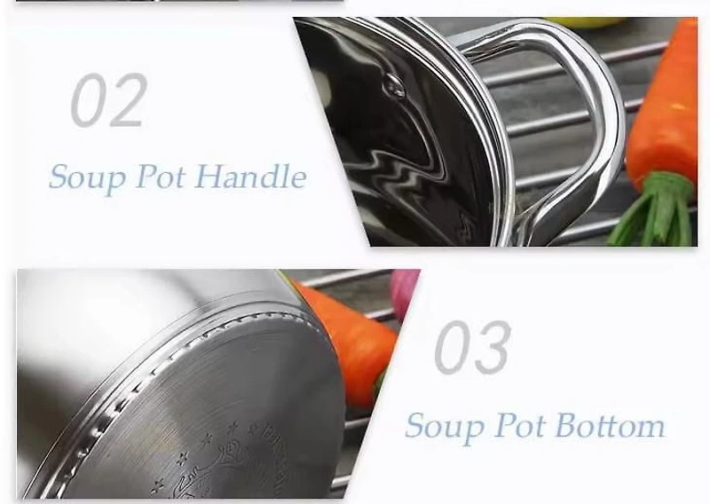 Sunwealth Casserole à soupe, 24 cm