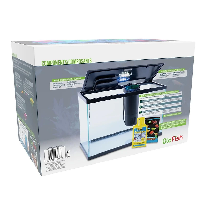 GloFish Kit d'aquarium parfait pour débutant 5 gallons