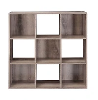 Mainstays 9-Cube Organizer, Rustic Brown