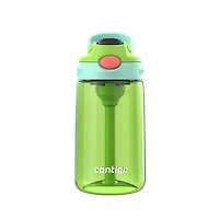 Bouteille d’eau pour enfants Contigo Aubrey avec paille, antifuite et antidéversement, lime fraîche vigne jade 414 ml (14 oz )