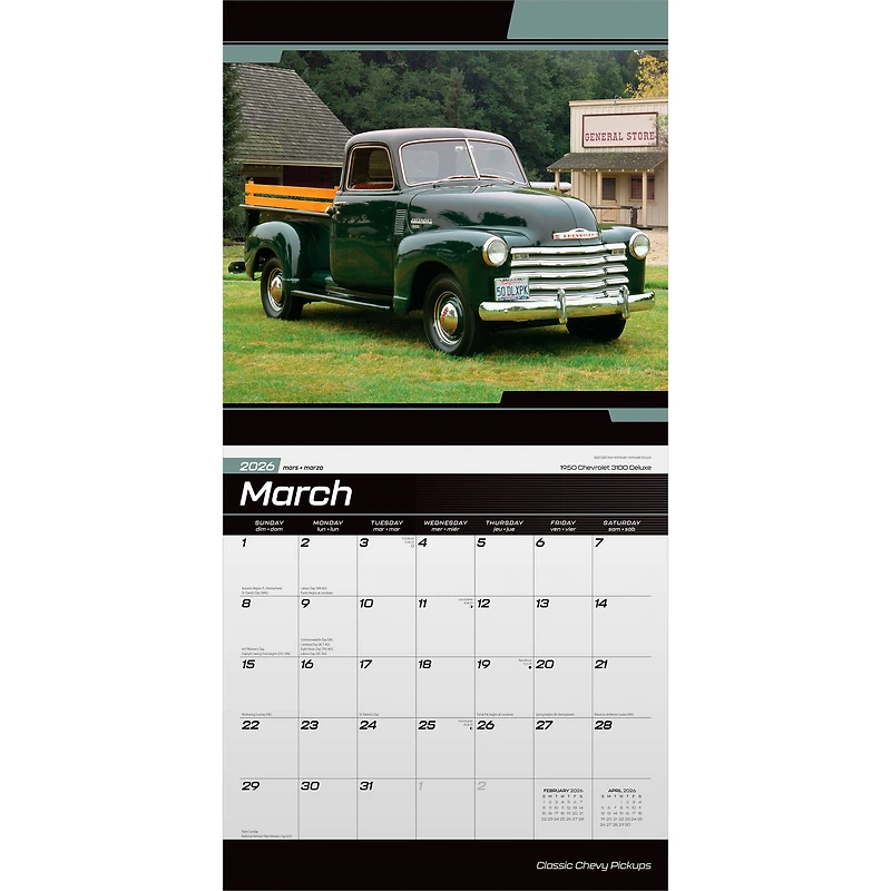 Pickups Chevrolet classiques 2026 Carré DÉJOUER
