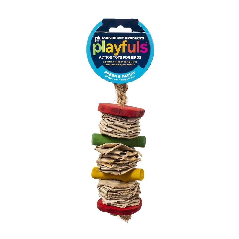 Prevue Playful Action Banana Stack Bird Toy