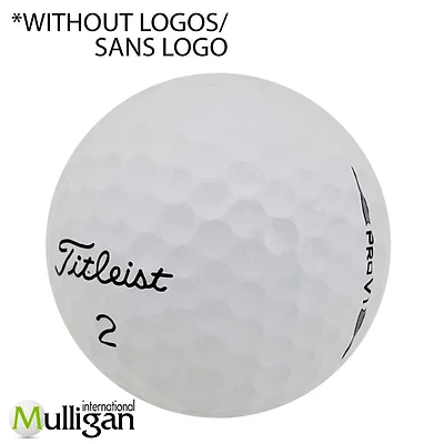 Mulligan - 48 balles de golf récupérées Titleist Pro V1 2020 5A Pristine, Blanc