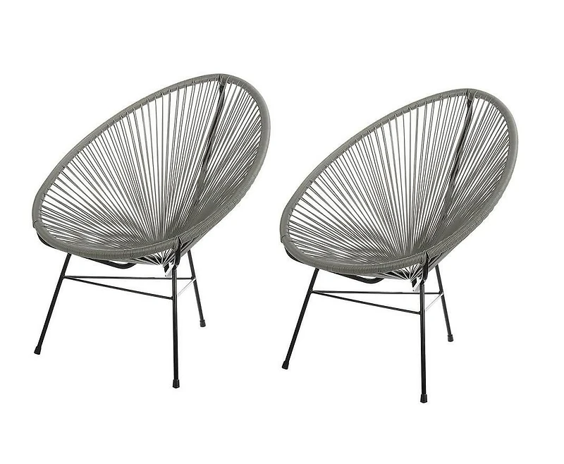 Costa Lounge Chair, Wire Lounge Chair, Plastic Lounge Chair, Beach Lounge Chair, Indoor-Outdoor Lounge Chair,Acapulco style Rattan,Weather Resistant,Patio Lounge Chair, Oval Lounge Chair