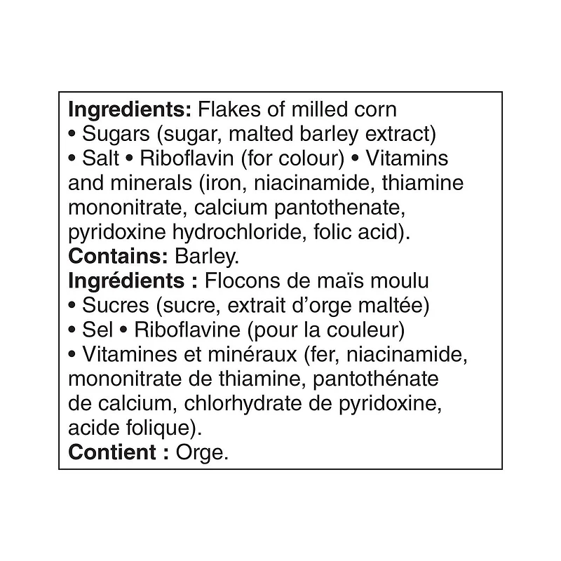 Céréales Flocons de maïs givrés Great Value 794 g