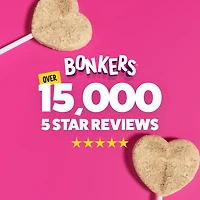 Bonkers Gâteries pour chat sur bâton Purrpops, sucettes de poulet lyophilisé, emballage de 4 emballage de 4